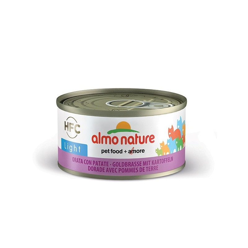 Almo Nature Chat HFC Light daurade avec pommes de terre gr.70 Almo Nature Chat HFC Light daurade avec pommes de terre gr.70
