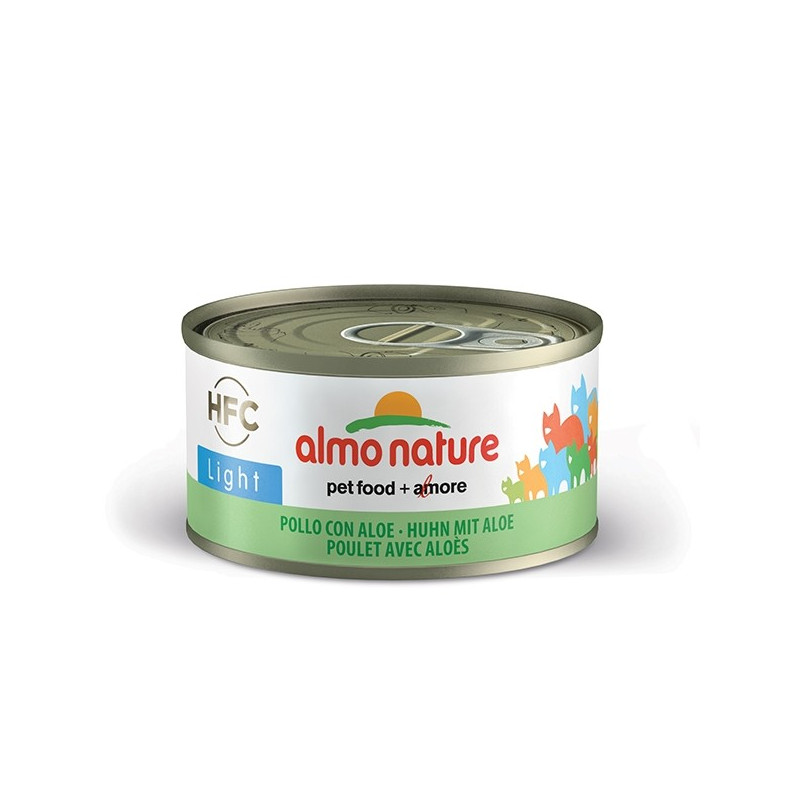 Almo Nature Chat HFC Light poulet avec Aloe gr.70