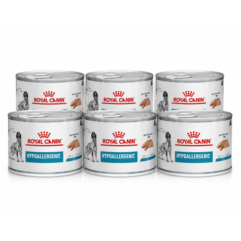 royal canin hypoallergenic cane umido 6 x 200 gr
