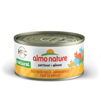 Almo Nature Gatto HFC Natural Filetto di Pollo gr.70 X 6 lattine - 