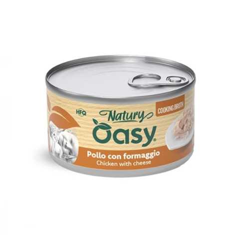 Oasy - Cat Natury Pollo Con Formaggio 85 gr - 