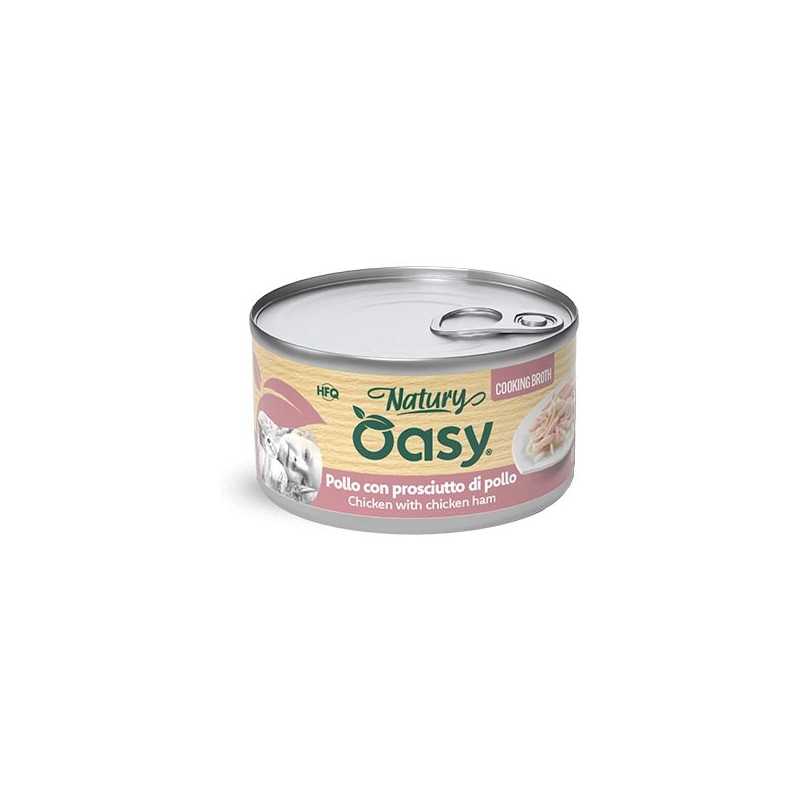 OASY NATURY CHICKEN WITH CHICKEN HAM 85 GR. OASY NATURY CHICKEN WITH CHICKEN HAM 85 GR.