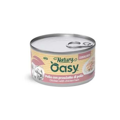 Oasy - Cat Adult Natury Pollo Con Prosciutto Di Pollo 85 gr - 