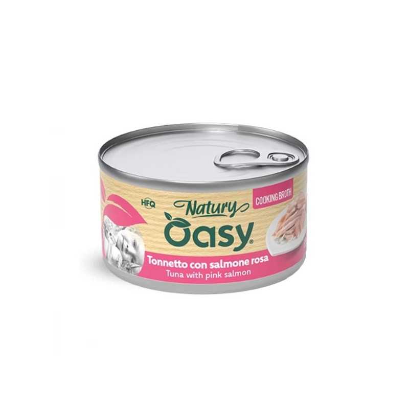 OASY NATURY TUNA WITH PINK SALMON 85 GR.