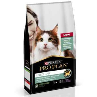 PURINA PRO PLAN CAT LIVECLEAR STERILIZED ADULT TURKEY 1.4 KG. - 