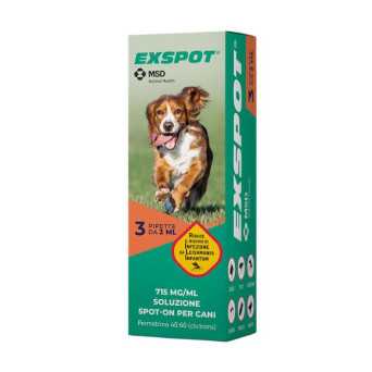 Exspot spot on 3 pipette da 2 ml (antiparassitario per cani) - 