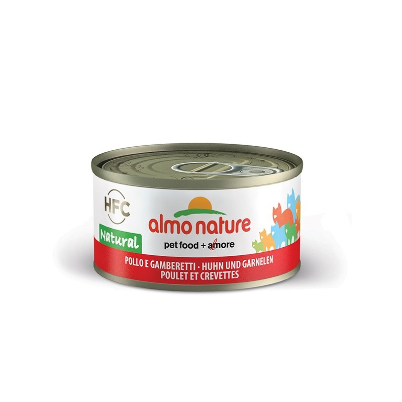 Almo Nature Chat HFC Natural poulet et crevettes gr.70