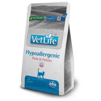 Farmina - Vet Life Gatto Hypoallergenic Pork e Potato 1,5 Kg. - 
