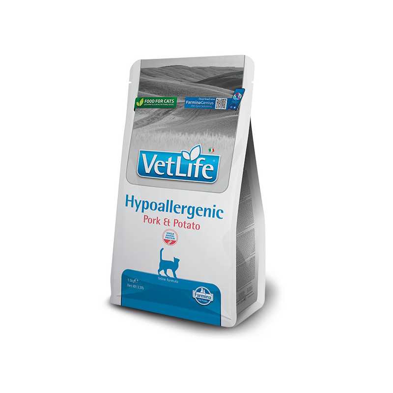 Farmina - Vet Life Chat Hypoallergenic Pork et Potato 1,5 kg. Farmina - Vet Life Chat Hypoallergenic Pork et Potato 1,5 kg.