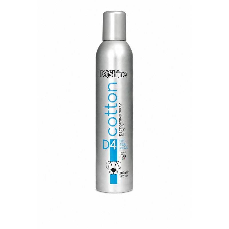 Deodorante Petshine Profumato Cotton | Spray 300 ml Deodorante Petshine Profumato Cotton | Spray 300 ml