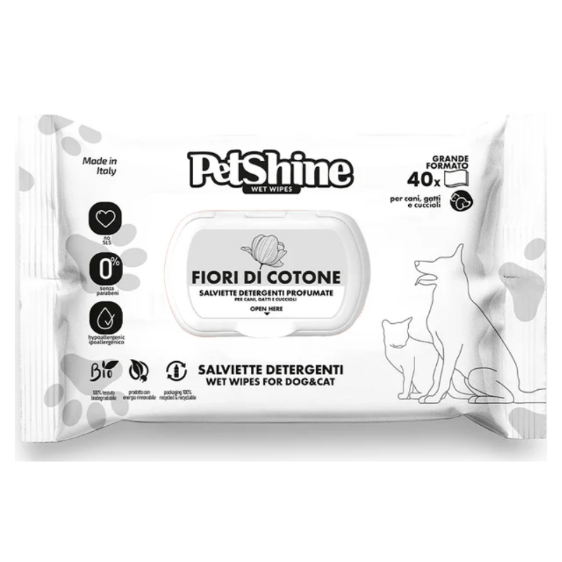 Salviettine Clorexidina Petshine - 30x20 cm | 40 Unità Salviettine Clorexidina Petshine - 30x20 cm | 40 Unità