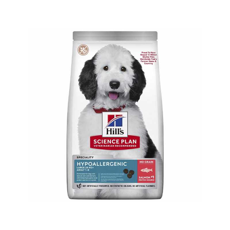 Hill's Science Plan Hypoallergenic Adult Medium dogs with Salmon 14 kg Hill's Science Plan Hypoallergenic Adult Medium dogs with Salmon 14 kg