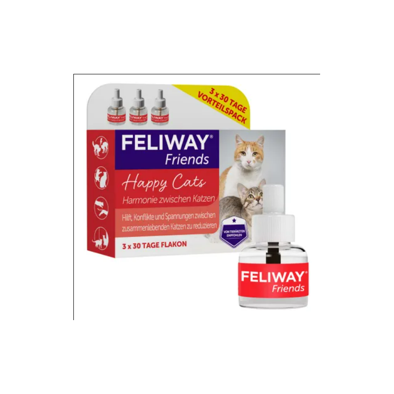 Feliway Friends Ceva - 3 Ricariche Diffusore 48 ml Feliway Friends Ceva - 3 Ricariche Diffusore 48 ml