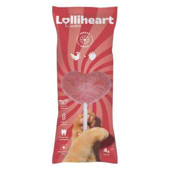 Alivit Lolliheart Gatto Pollo Fragola - Snack per Gatti - 