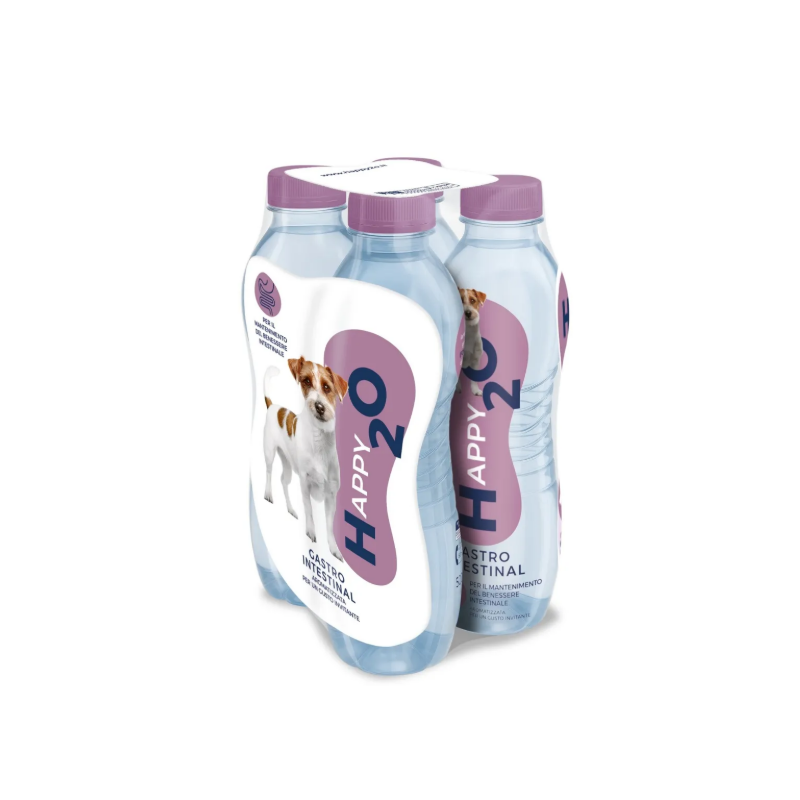 HAPPY 2O ACQUA CANE GASTROINTESTINAL 4X500 ML. HAPPY 2O ACQUA CANE GASTROINTESTINAL 4X500 ML.
