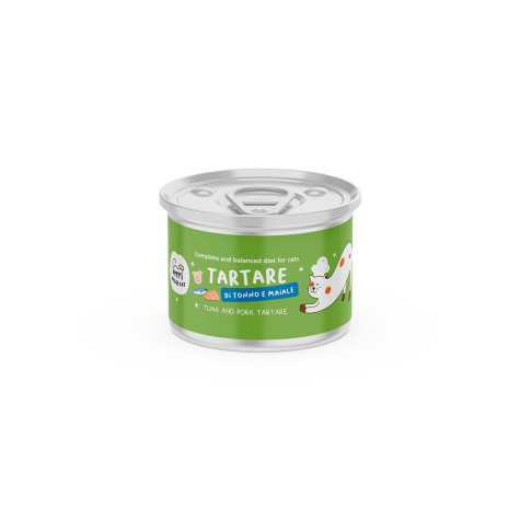 HYGGE CAT TARTARE DI TONNO E MAIALE 70 GR. - Cibo Umido Gatti 70g - 