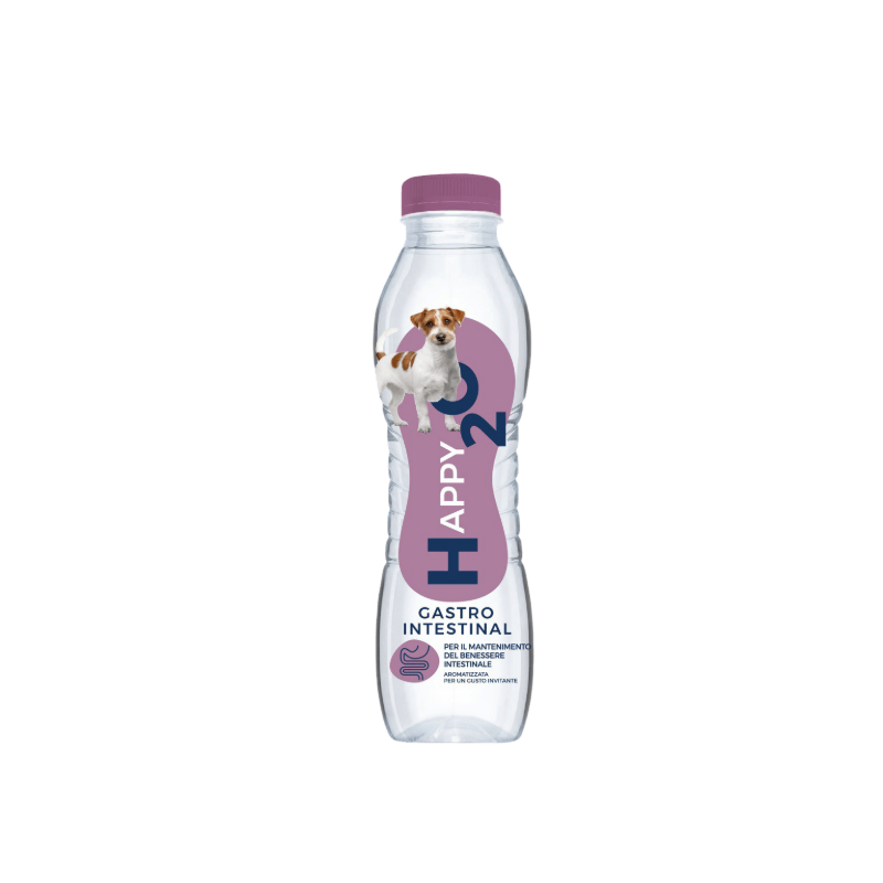 Acqua Cane Gastrointestinal Happy 2O - 500 ml | Acqua per Cani Gastrointestinale Happy 2O - 500 ml