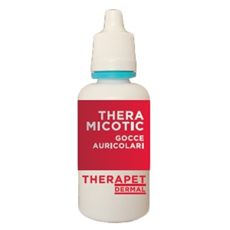 THERAPET Theramicotic Gocce Auricolari Cane e Gatto 25 ml. THERAPET Theramicotic Gocce Auricolari Cane e Gatto 25 ml.