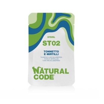 Natural Code - St02 Steril Tonnetto e Mirtilli 70 g.