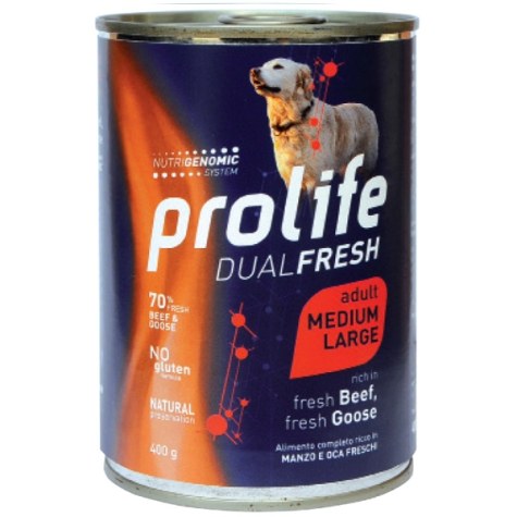 Prolife Dual Fresh ADULT M/l Manzo 400 g