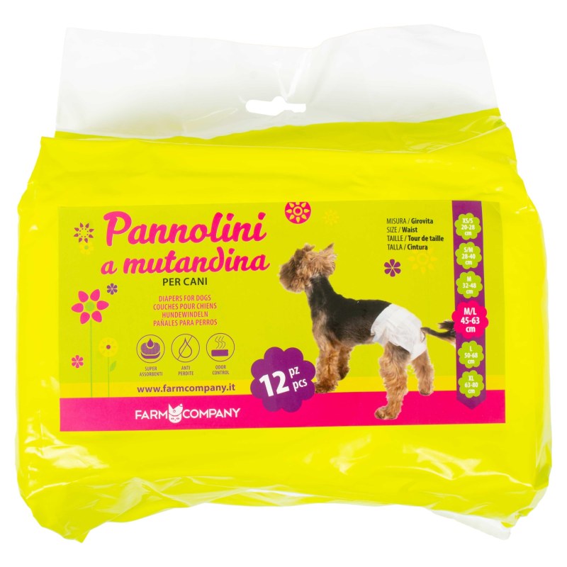 Farm Company Pannolini Mutandina Femmina M/l 45-63 Cm.