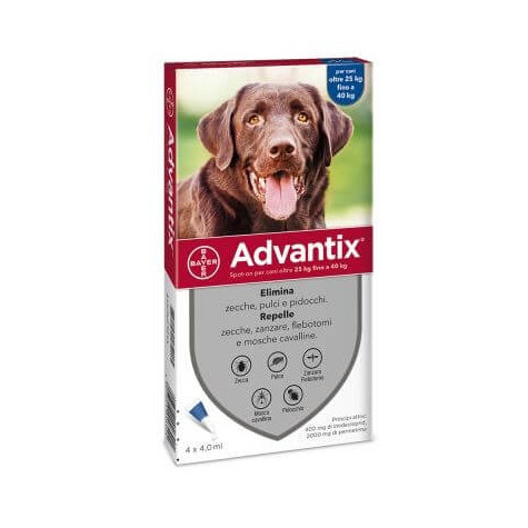 Advantix Spot-On per cani 25-40 kg - 