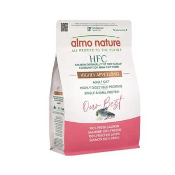Almo Nature - HFC Dry Adult Highly Appetizing Salmone 300GR (Gatto) - 