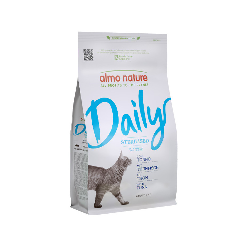 Almo Nature - Adult Cat Daily Sterilised Tonno 1,20KG