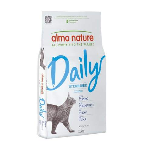 Almo Nature - Adult Cat Daily Sterilised Tonno 12KG - 