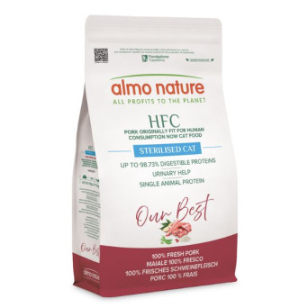 Almo Nature - HFC Dry Cat Adult Sterilizzato Maiale 300GR - 
