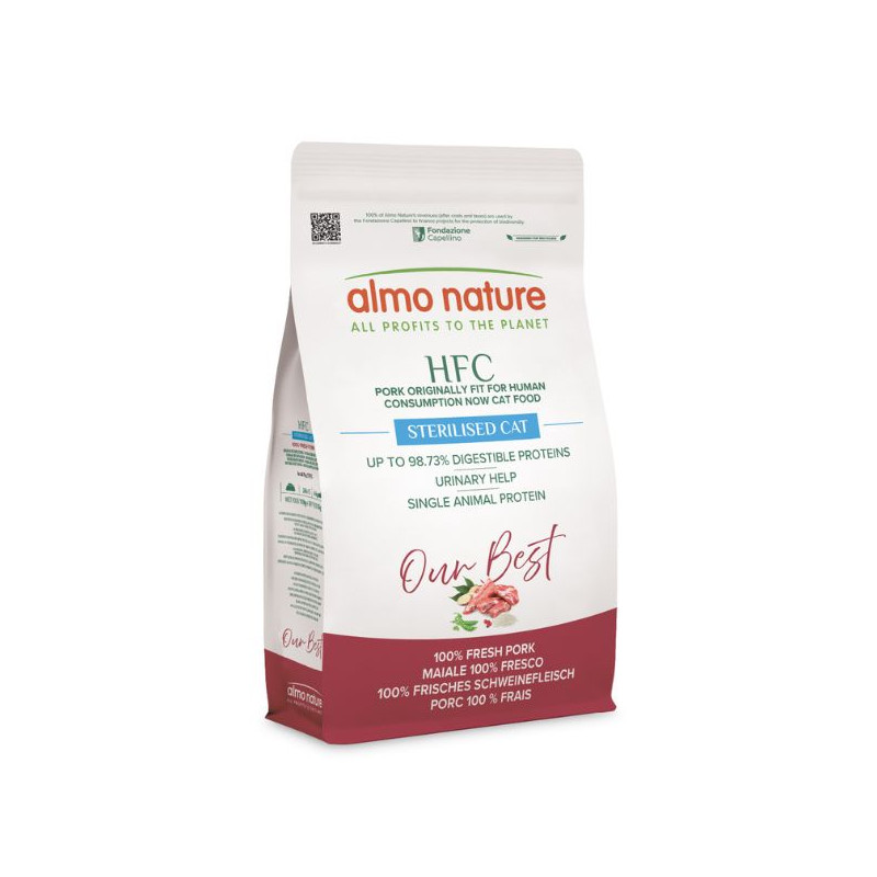 Almo Nature - HFC Dry Cat Adult Sterilizzato Maiale 1,20KG
