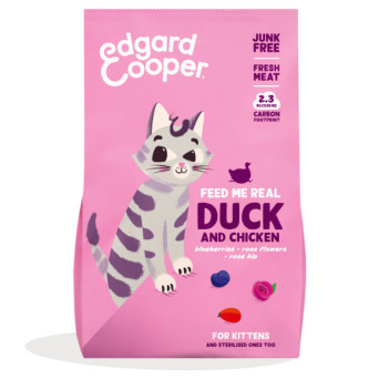 Edgard&Cooper - Cat Kitten Anatra e Pollo Freschi 2KG - 