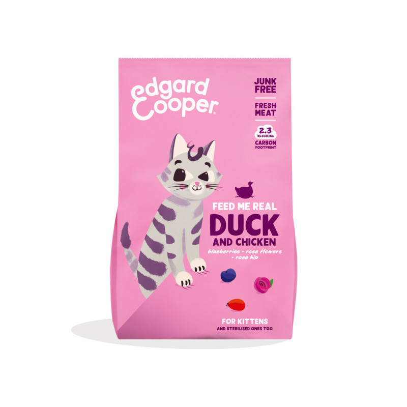 Edgard&Cooper - Cat Kitten Anatra e Pollo Freschi 2KG Edgard&Cooper - Cat Kitten Anatra e Pollo Freschi 2KG