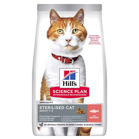 Hill's - Science Plan Cat Adult Sterilised con Salmone 1,50KG - 