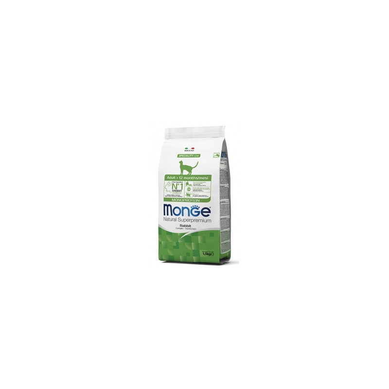 Monge - Natural Superpremium Adult Monoprotein Lapin 1,5 kg