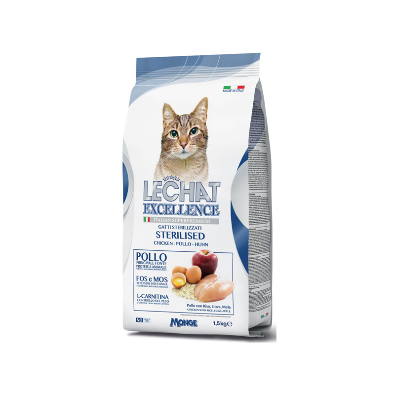 Lechat - Excellence Sterilised Poulet 1,5 kg Lechat - Excellence Sterilised Poulet 1,5 kg