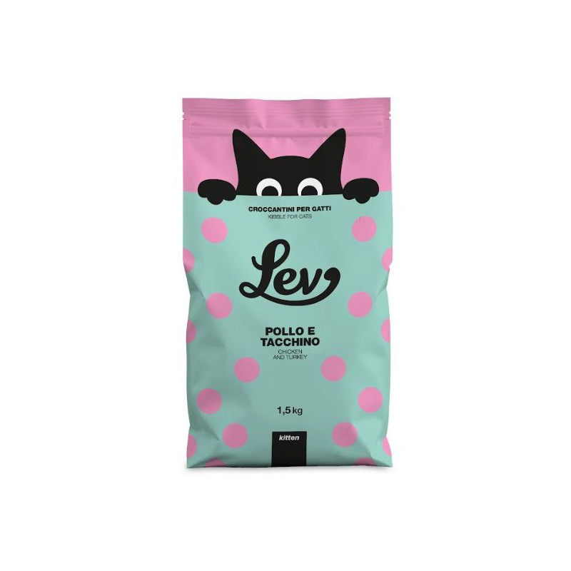 Lev - Dry Kitten Poulet et Dinde 1,5 kg Lev - Dry Kitten Poulet et Dinde 1,5 kg