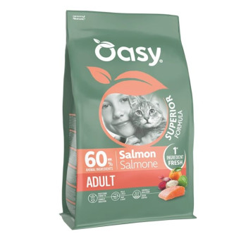 Oasy - Superior Formula Cat Adult Salmone 6KG - 