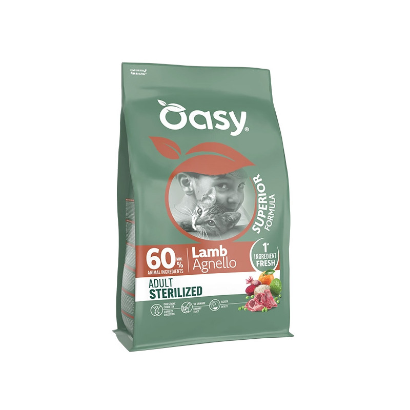 Oasy - Superior Formula Cat Adult Sterilised Lamm 1,50KG