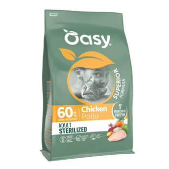 Oasy - Superior Formula Cat Adult Sterilised Pollo 1,50KG - 