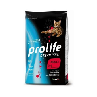 Prolife - Sterilised Adult Beef & Rice 400GR (Gatto) - 