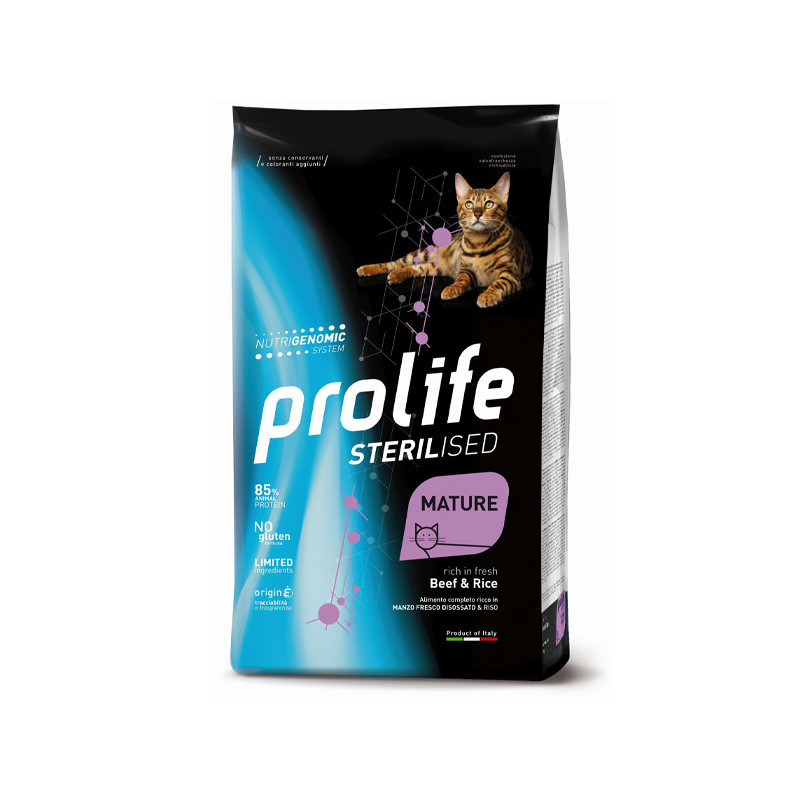 Prolife - Sterilised Mature Beef & Rice 1,50KG (Cat)