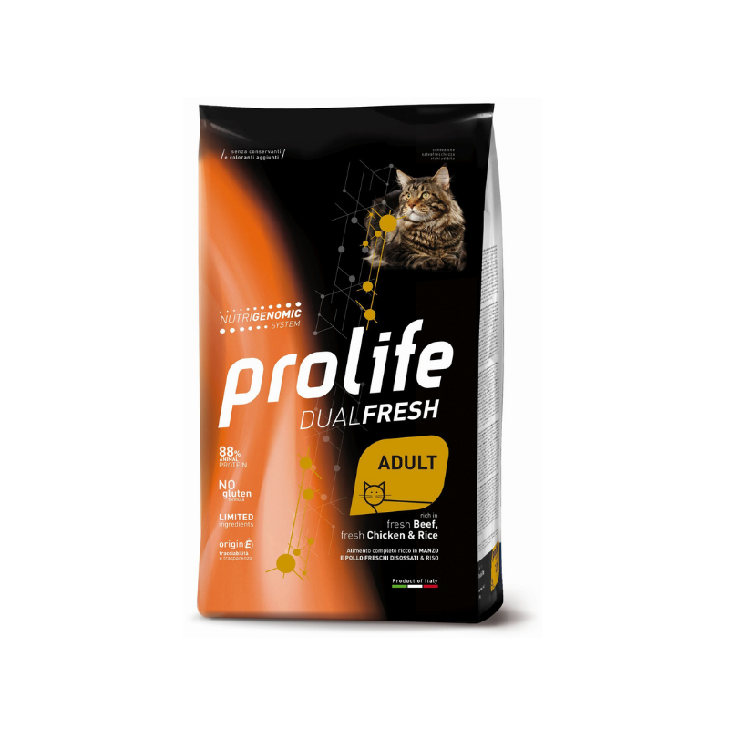 Prolife - Dual Fresh Adult Beef Chicken et Rice 400GR Prolife - Dual Fresh Adult Beef Chicken et Rice 400GR