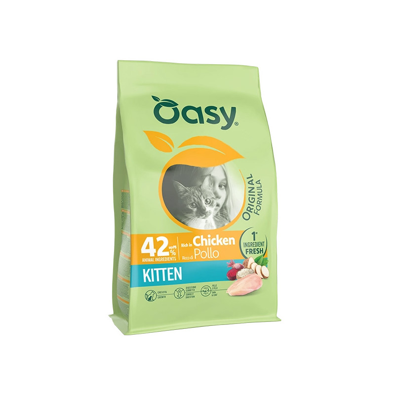 Oasy - Original Formula Cat Kitten Poulet 1,5 kg