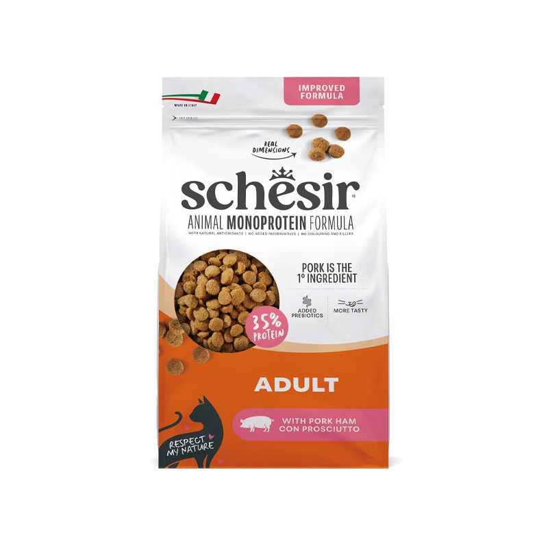 Schesir - Cat Adult Animal Monoprotein Formula Jambon 1,5 kg Schesir - Cat Adult Animal Monoprotein Formula Jambon 1,5 kg