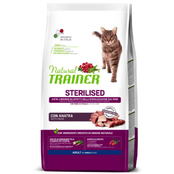 Trainer - Natural Adult Sterilised con Anatra 300GR (Gatto) - 