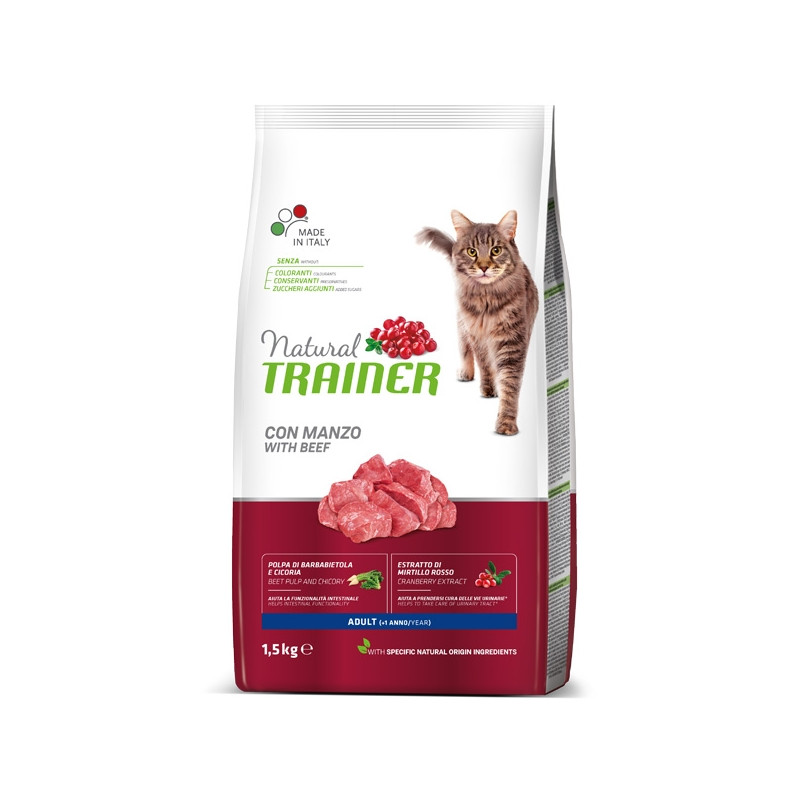 Trainer - Natural Adult mit Rind 300GR (Katze) Trainer - Natural Adult mit Rind 300GR (Katze)