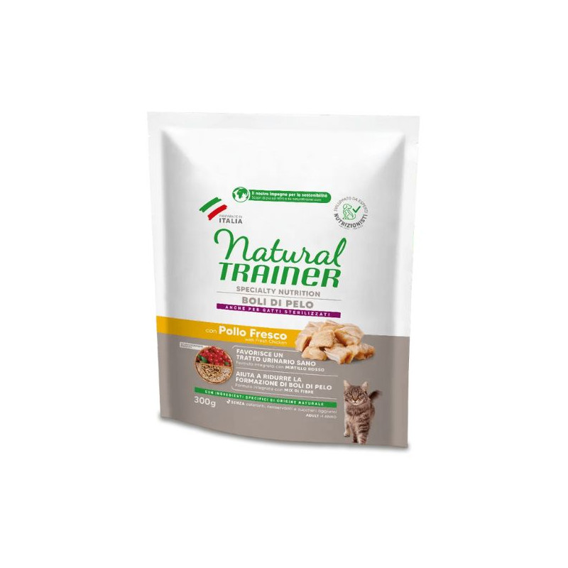 Trainer - Natural Cat Boli von Fell mit Huhn 300GR Trainer - Natural Cat Boli von Fell mit Huhn 300GR