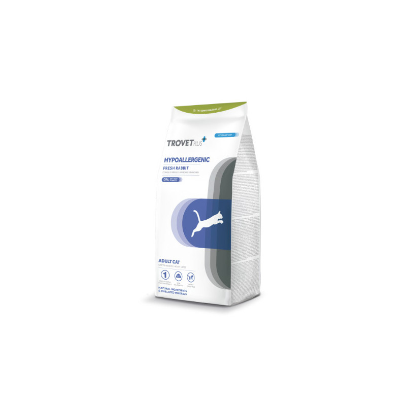Trovet - Plus Cat Adult Hypoallergenic Kaninchen Fresco 5KG Trovet - Plus Cat Adult Hypoallergenic Kaninchen Fresco 5KG