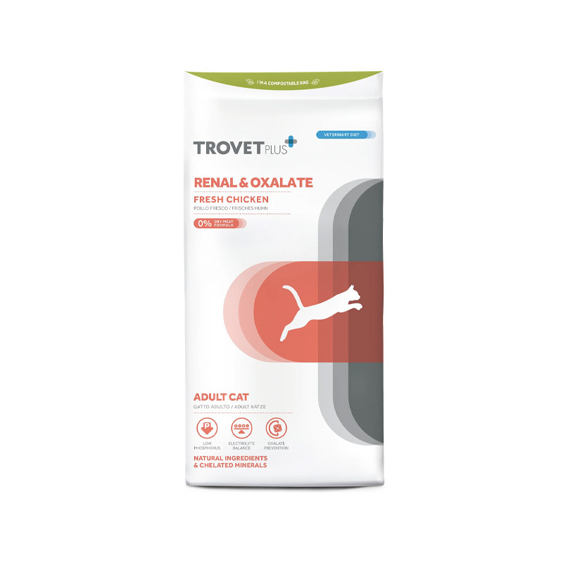Trovet - Plus Cat Renal & Oxalate Chicken Fresco 1,20KG